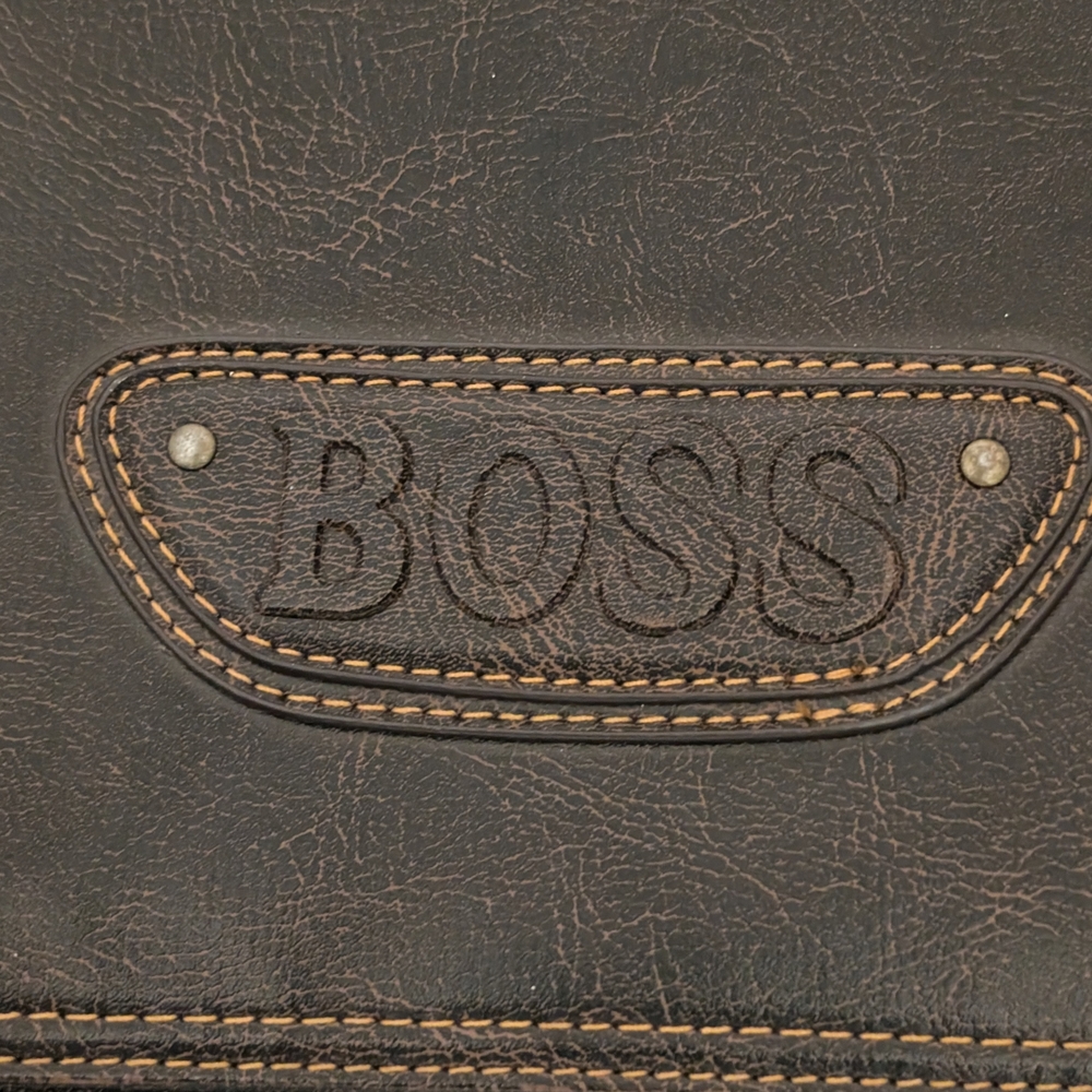 BOSS Dark Brown Leather Wallet
